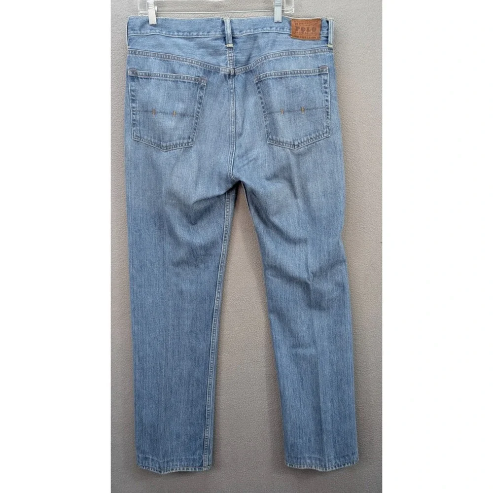 Polo Ralph Lauren Jeans Men's 36Tx30 Blue‎ Classic Straight Denim Casual Pants